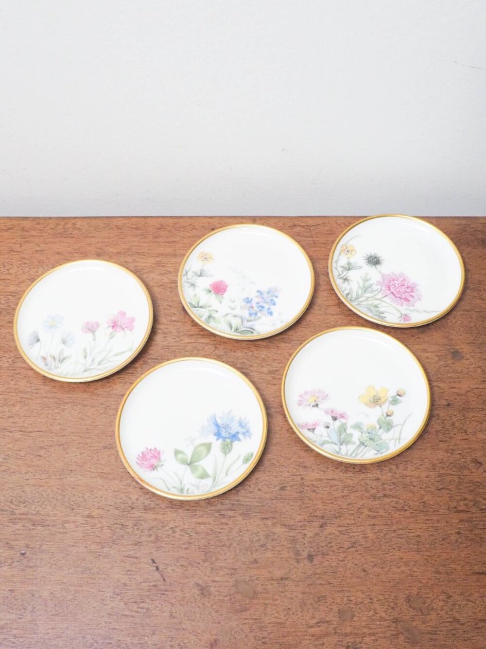 Vtg K&A Krautheim Selb Bavaria Wiesengrund Bergeshohn Set of 6 Bonbon dish - 8.5
